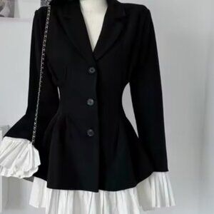 Woman's black dress blouse size small